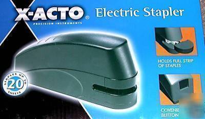 Stapler x-acto staples electric desk office 20 sheet