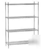 Wire shelving unit w/epoxy coating