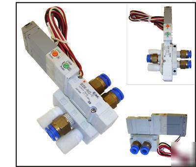 Smc SX3240-5HZD-01 solenoid valve with accessories