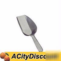6 dz aluminum scoops flat bottom 16 oz.