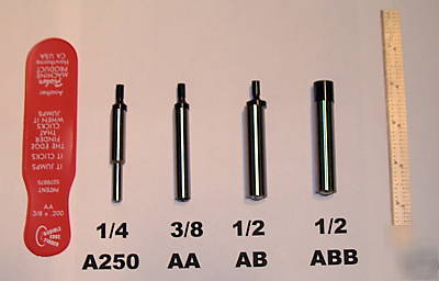 Audible edge finder 1/4 or 3/8 or 1/2 shank fisher usa