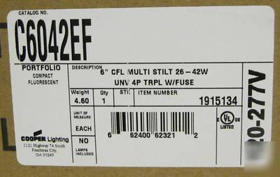 Cooper portfolio C6042EF 6
