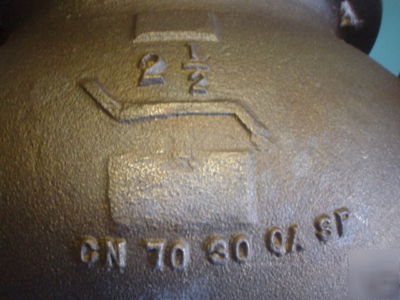 Derbyshire stop check globe valve 2-1/2