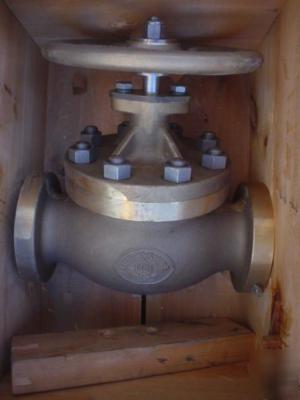 Derbyshire stop check globe valve 2-1/2
