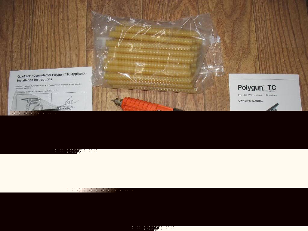Ex+ 3M polygun tc glue applicator w/quadrack &palm grip