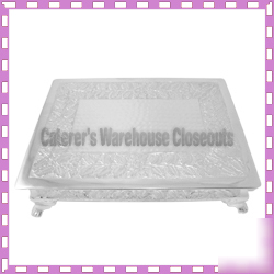 Half sheet wedding cake pan stand plateau