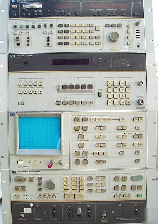 Hp analyzer lot 3725A 3586A 3724A 8901A level baseband