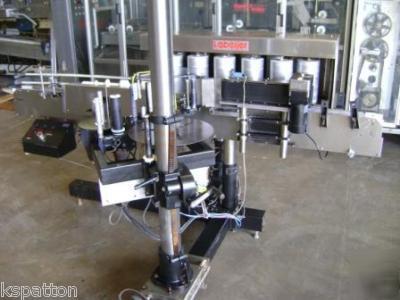 Label jet pressure sensitive labeler wrap around label