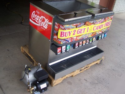 Lancer ice + beverage dispenser soda fountatin 12 head