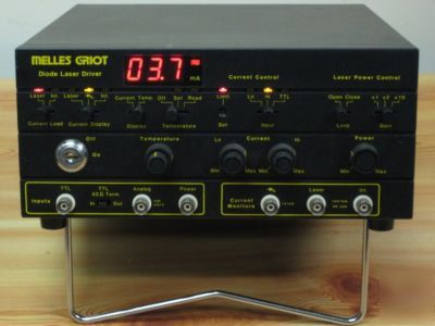 Melles griot laser diode driver current source also tec