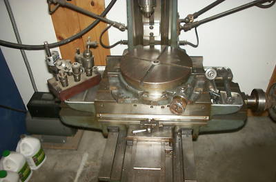 Moores jig bore light milling & rotary table & holders
