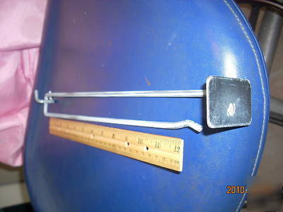 Peg board hooks w scan plate - 12
