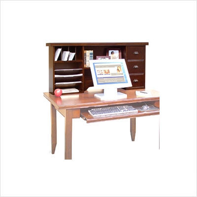 Tribeca loft cherry desk hutch