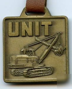 Unit crane & shovel milwaukee wi estate watch fob