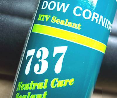 Dow 737 white silicone rtv neutral cure sealant 3 tubes
