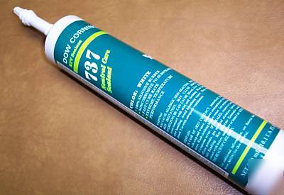 Dow 737 white silicone rtv neutral cure sealant 3 tubes