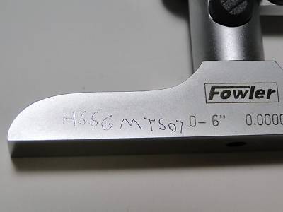 Fowler 54-225-456 electronic depth micrometer 4