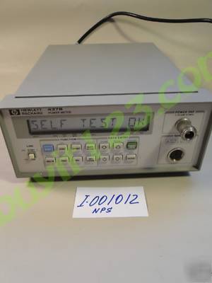 Hp hewlett packard 437B rf power meter - clean & nice 