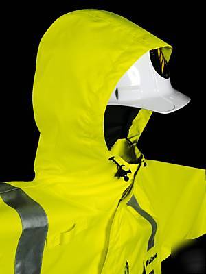 New hi-viz breathable raincoat - - size x-large