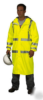 New hi-viz breathable raincoat - - size x-large