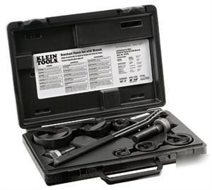 New klein tools 53732 knockout punch set with wrench 