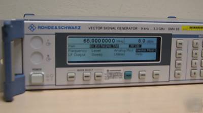 Rohde & schwarz SMV03 vector signal generator smv 03