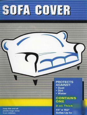 Sofa cover storage bag plastic furniture covers