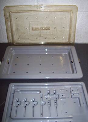 3 phaco handpieces, suction tubing & sterilization case