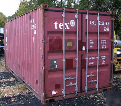 40' storage container shipping cargo conex sea box shed