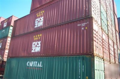 40' storage container shipping cargo conex sea box shed