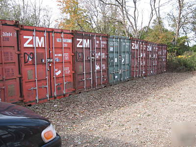 40' storage container shipping cargo conex sea box shed