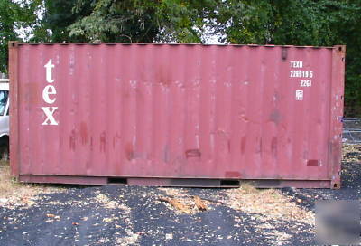 40' storage container shipping cargo conex sea box shed