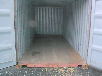 40' storage container shipping cargo conex sea box shed