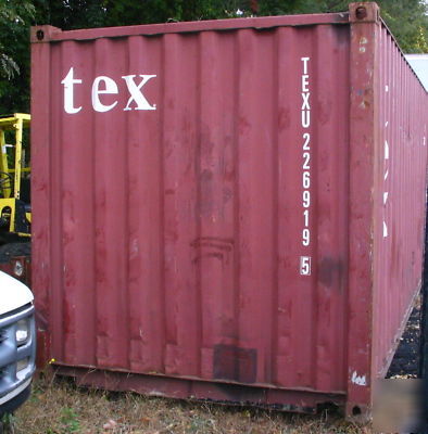 40' storage container shipping cargo conex sea box shed