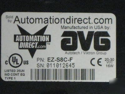 Automation direct ez-S8C-f touch operator panel *tested