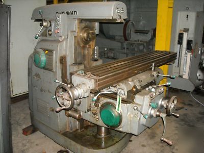Cincinnati no. 3 milling machine/no power panel/parts