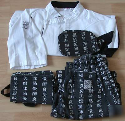 Complete set of le chef chefswear chef cooks whites