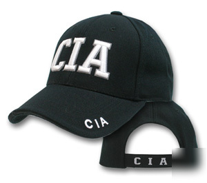 Deluxe cia white embroidered hat