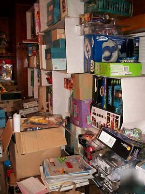 Entire inventory collectible toy store 1970's, 80S, 90S