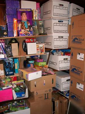 Entire inventory collectible toy store 1970's, 80S, 90S