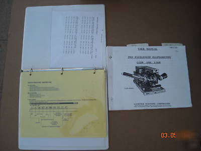 Gaertner ellipsometer model L125B