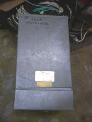 Jefferson electric 3KVA buck/boost transformer 12/32V 