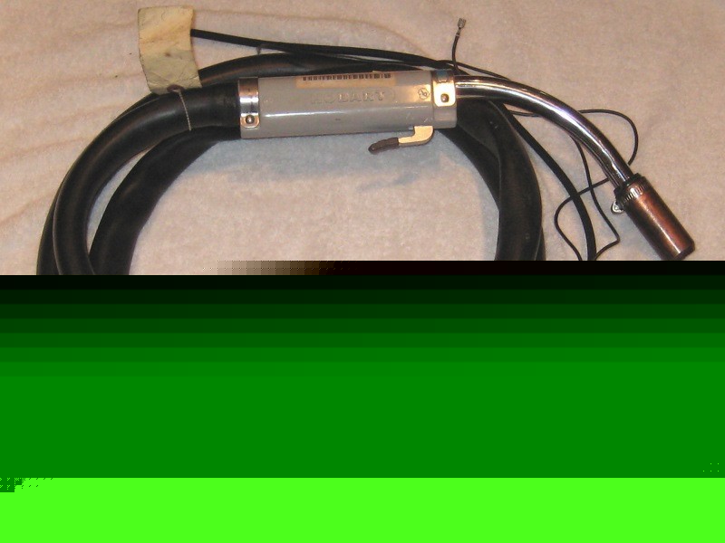 New hobart gas shielded arc welder torch gun w/cables 