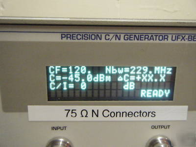 Noise/com ufx-ber-catv precision c/n generator (sale )