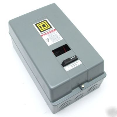 Square d 8536SDG1 motor starter nema size 2 3-phase 