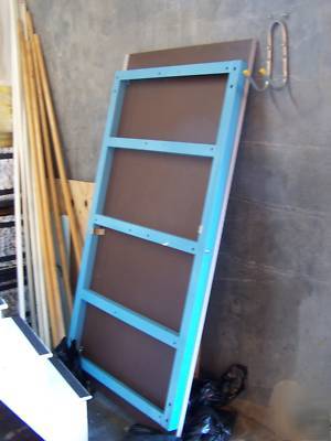 Work bench with power & shelf