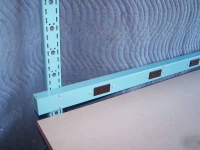 Work bench with power & shelf