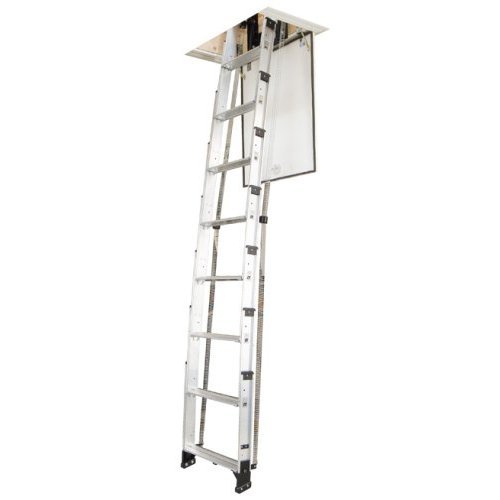 Werner AA8 televator telescoping attic ladder, 8FT 