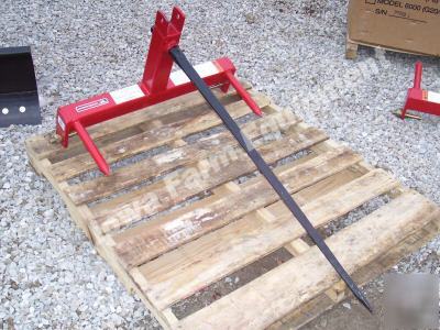 Worksaver 3-pt bale spear,round bale spear,bale stabber