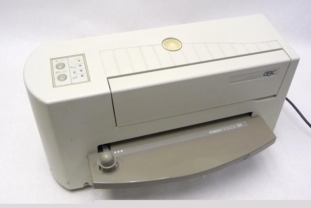 Gbc ibico power punch pp-C4 electric spiral binder 115V
